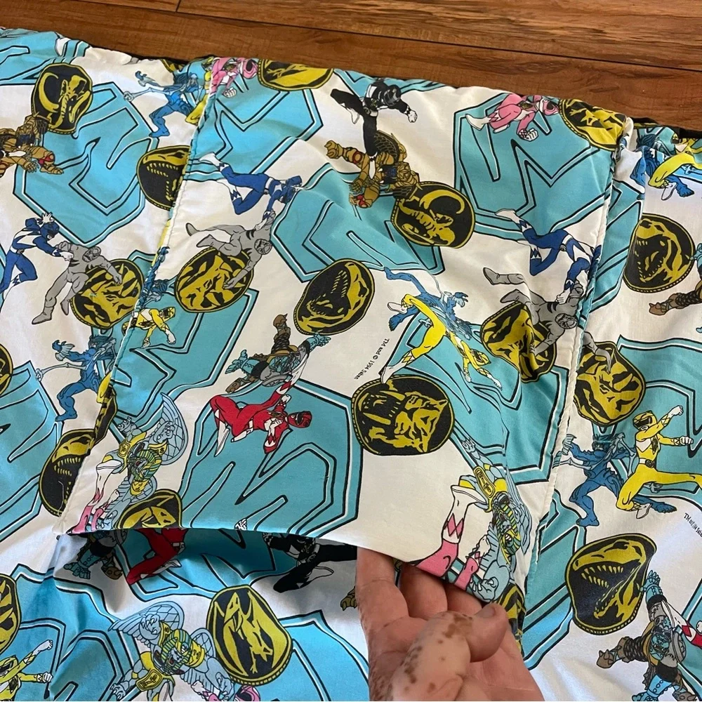 Power Rangers Bedding Set - Blue and Yellow